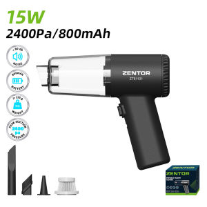 ZENTOR Portable Cordless Vacuum Cleaner 15W – Penyedut Debu Mudah Alih Tanpa Wayar
