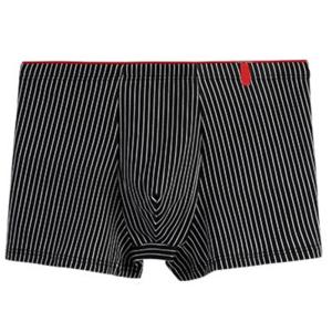 Người đàn ông của Võ Sĩ quyền Anh tóm tắt sợi Milk fiber vải sọc thoáng khí Thiết kế quần soóc Boxer đồ lót quần lót cho trang phục hàng ngày