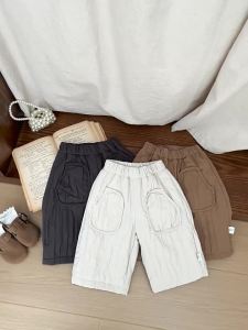Childrens Winter Padded Thick Pants Korean Style Boys and Girls Winter Cotton Pants Baby Warm Casual Wide-Leg Pants