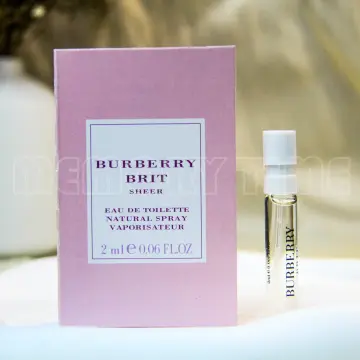 Shop Burberry Brit Sheer Edt with great discounts and prices online Sep 2024 Lazada Philippines