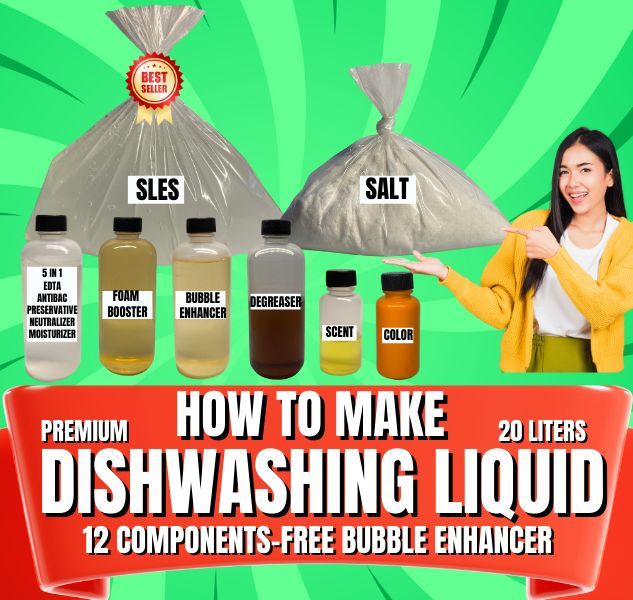 PREMIUM DISHWASHING LIQUID KIT20 LITERS YIELD WITH FREE BUBBLE