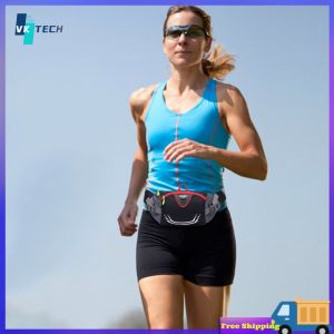 [ VKTECH ] Lightweight Breathable Waist Pack with Anti-Theft Features for Jogging and Hiking