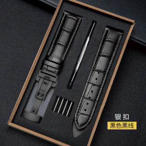 คลาสสิกสากลสายนาฬิกาหนังแท้Softสายรัดข้อมือนาฬิกากําไลอุปกรณ์เสริมRefitสายนาฬิกา12 13 14 15 16 17 18 19 20 21 22 23 24มม.