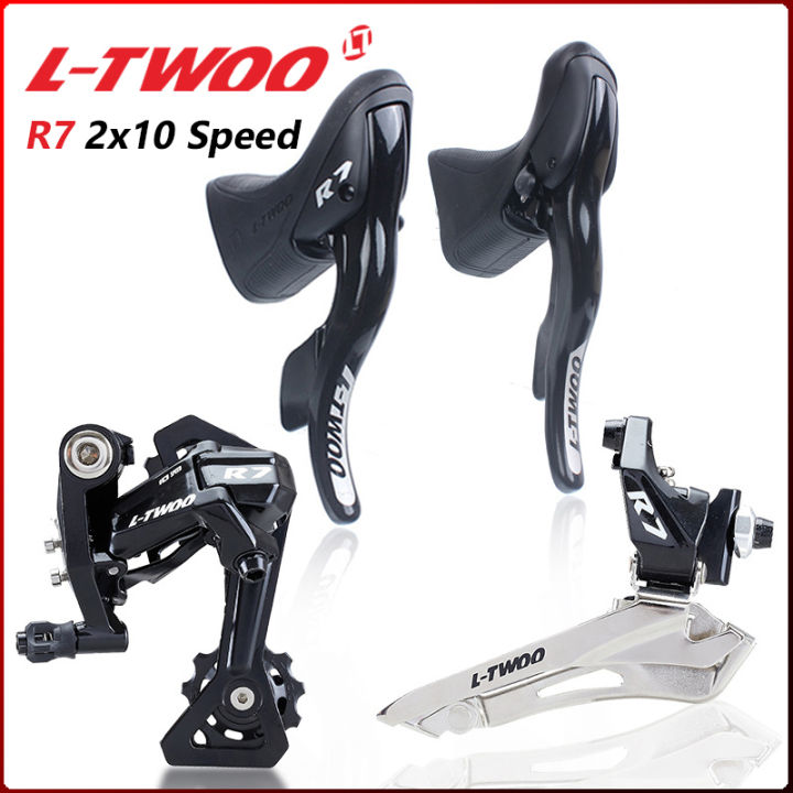 LTWOO R7 2x10 Speed 20s Road Bike Shifter Rear Front Derailleurs ...