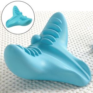 Neck Shoulder Massager Pillow Cervical Spine Adjustment Stretcher Chiropractic Traction Relieve