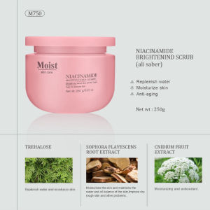 Moist Exfoliating Scrub Clean Skin Whitening Body Peeling Moisturize Smooth 250g