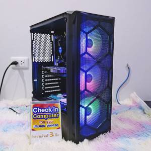 คอมพิวเตอร์ คอมประกอบ คอมเล่นเกม คอมทำงาน [i7-4790 4.0G 4C/8T][DDR3 8G][R7-240 2G][SSD256G][LED19-24]USED