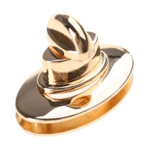 Metal Oval Shape Clasp Turn Lock Twist Locks for DIY Handbag Bag Purse Hardware