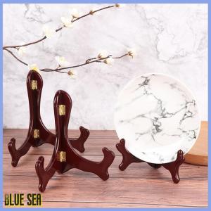 bluesea Wooden Easel Wood Wedding Table Photo Card Stand Plate Display Holder Home Decor