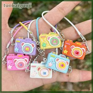 tuokaiguoji Dollhouse Creative Mini Camera Model Pendant Cute Plush Doll Dress Up Charms For Doll Hanging Neck Decoration Accessories