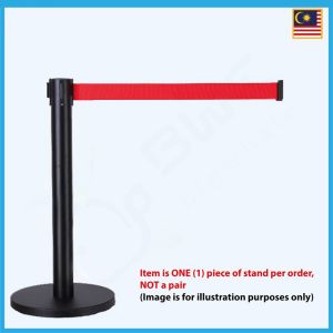 【Local delivery】Queue Up Stand Retractable Belt / Queue stand Heavy-duty / Q-Pole / Tali beratur Stainless Steel