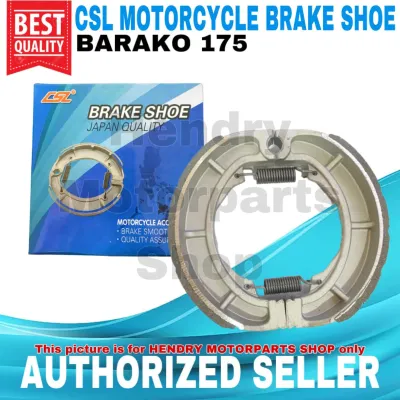 CSL REAR & FRONT BRAKE SHOE FOR KAWASAKI BARAKO / BC175 MOTORCYCLE JAPAN QUALITY