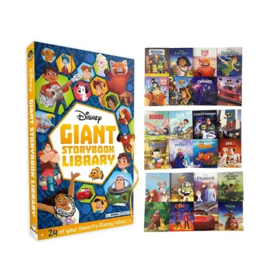 Disney Storybook Collection 24 Books Gift Set Holiday Advent Calendar for Kids with Beautiful Case