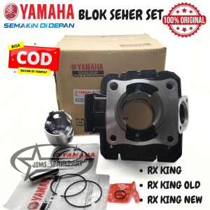 BLOK SEHER SET KOMPLIT PLUS PISTON KIT YAMAHA 3KA RX KING OLD LAMA NEW BARU KUALITAS ASLI YGP CYLINDER COMP ORI