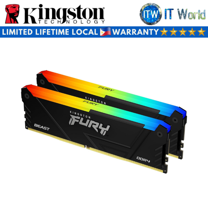 Kingston Fury Cl18 Ram Kingston Fury Beast 32GB (16GBx2) DDR4