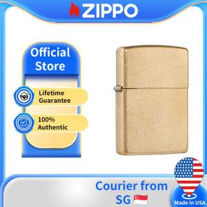 Zippo Classic Tumbled Brass Windproof Pocket Lighter | Zippo 49477