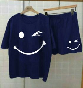 [COD] Pakaian Wanita Set kedip Smile 2in1 Bahan Babyterry tebal- Shalch trendy