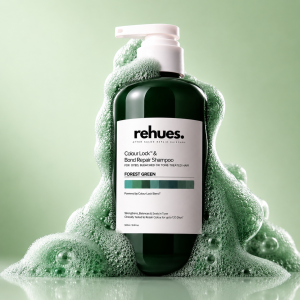 Rehues Colour Lock & Bond Repair Shampoo (Blue / Pink / Brown / Ash Grey/ Black Tea/ Violet/ Forest Green/ Wine Red/ Purple Deyellowing) – No more FADING For Dyed Bleached or Tone-Treated Hair | 120-Day Colour Lock + Damage Repair
