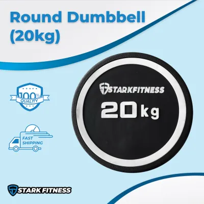 Stark Fitness Round Dumbbells 20kg(SOLD BY PAIR)