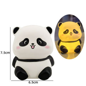 Cute Panda Nightlight Cartoon Tabletop Ambiance Light Gentle Cartoon Night Light Surprise Gift Home Decor