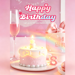 Birthday Cake Night Light Tap Control Silicone Rechargeable Lamp Cute Dessert Decor For Girls Kids Bedroom Bedside Desk Decor Birthday Valentines Christmas Gift For Her Friends Daughter Aesthetic