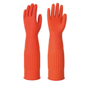 Long Latex Gloves Waterproof Hand Protection Suitable for Dishwashing Laundry Kitchen Cleaning Glove