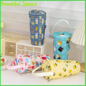 Beautiful Portable Milk Tea Tote Bag Heat Preservation Bag Eco-friendly Handbag Carrying Insulated Cup Cover Tumbler Cup Accessories