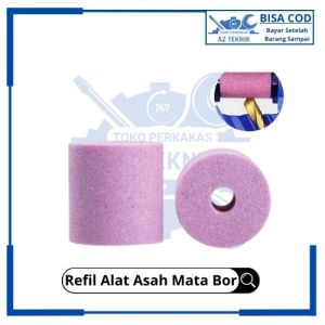 Batu Asahan Bor Mata Refil Isi Ulang Pengasah Mata Bor Drill Bit Alat Asah Mata Bor Besi Kayu