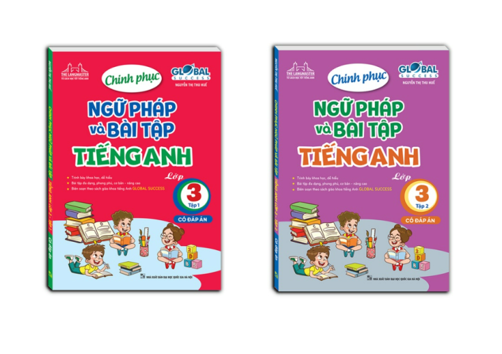 Sách - Combo 2c - GLOBAL SUCCESS - Chinh phục ngữ pháp và bài tập tiếng ...