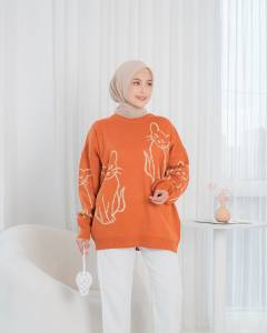 SWEATER TWIN CATS sweater rajut oversize/sweater rajut wanita terbaru 2024/sweater wanita rajut korean style/cardigan rajut oversize/cardigan rajut wanita terbaru 2024/cardigan wanita rajut korean style/cardigan wanita kekinian