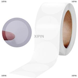 [COD] XIPIN สติกเกอร์กลมใสปิดผนึกฉลากใสสำหรับตกแต่งคุกกี้ลูกกวาดบิสกิตขนมหวาน500ชิ้น ม้วน