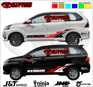Stiker Cutting Mobil Avanza Lis Xenia Variasi Ertiga Body Samping Innova Calya Avanza Ayla Agya Datsun Sigra