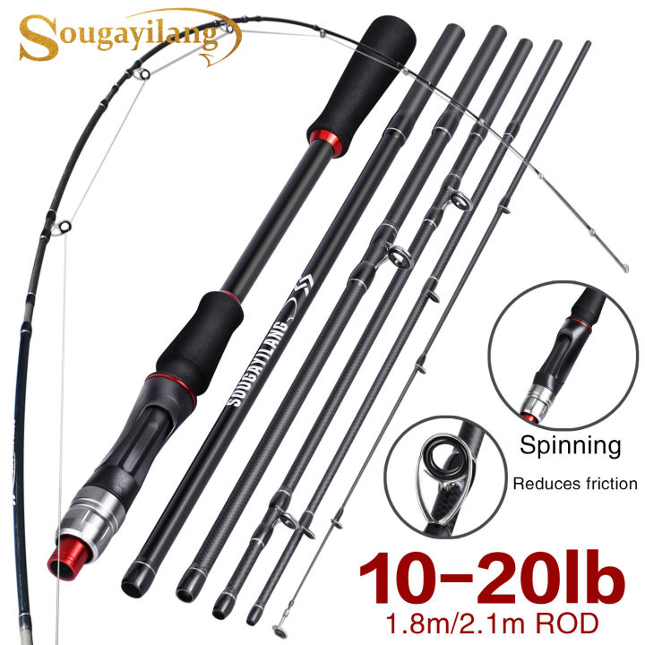 COD Sougayilang Cần Câu Cá Cần Câu Cá Sợi Cacbon Nhiều Lớp 5 Khúc 6 ...