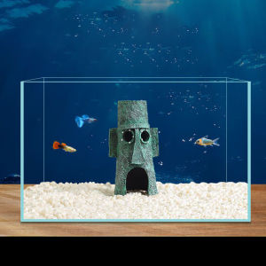 Aquarium Decoration SpongeBob SquarePants Environmentally Friendly Resin Landscaping For Aquarium Fish Tank
