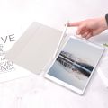 {RUBBIE shell} Van Gogh Waves Case for iPad 12.9 inch 10.9 Air 4 5 Cover 10.2 7/8/9th Generation Mini 5 6 2021 iPad Pro Case Tri-Fold Design. 