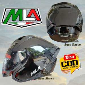 Helm HalfFace Matte Black Zenit Fighter JS ARMOR VRC ALV One Size