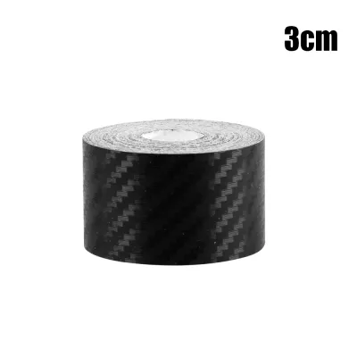 Carbon Fiber Car Sticker DIY Paste Protector Strip / Auto Door Sill Side Mirror Anti Scratch Tape Waterproof Protection Film