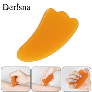 Dorisna Durable Resin Guasha Scraping Massage Scraper Face Massager Acupoint Face Eye Care SPA Tool