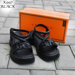 NEW!!! Sandal Tali Karet Import   WK997 Sandal Import  Wanita  Karet Kekinian Kasual (+Box) Import