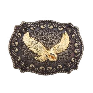 Vintage Metal Carved Pattern Belt Buckle Delicate Belt Buckle DIY Waistband Accessories Western Cowboy Rock Style