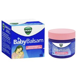 [ BISA COD ] Vicks Baby Balsam / pilek / flu / demam / badan hangat / melancarkan pernafasan / lega /