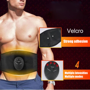 Home smart muscle trainer abdominal muscle patch lazy fitness equipment belt shaking machine trainer