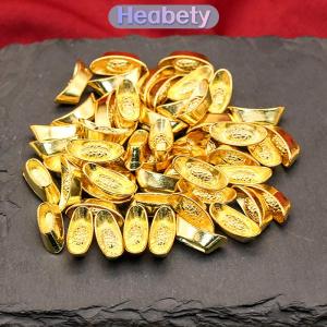 Heabety  10 cái thỏi vàng Trung Quốc Nhân Dân tệ Bao sự giàu có bức tượng vàng thỏi trang trí trang trí trang trí năm mới thanh may mắn tiền Thịnh Vượng
