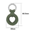 Silicone Apple Airtag Protective Case Cover Portable Keychain Tracking Bumper Shell Anti-drop Casing For Airtags. 