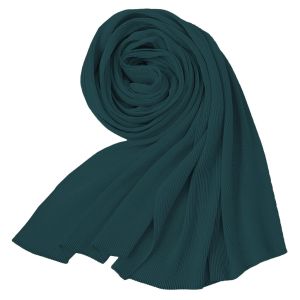 Pleated Crushed Shawl (Breathable Chiffon / Plain Shawl / Pin-less / Wrinkle free / Ironless / Tudung / Hijab / Ladies)