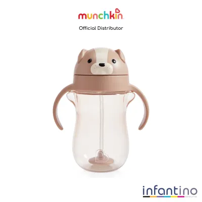 Infantino | Munchkin Any Angle ™ Weighted Straw Cup - 10oz (Dog)