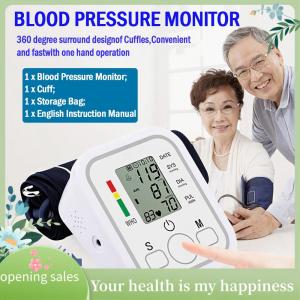 Renewed Vitality Outlet Blood Pressure Monitor Upper A Blood Pressure Monitoring Machine Reader Digital Automatic Home Use Measure Heart Rate