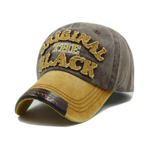 Topi Baseball Snapback The Black Retro Washed / Topi Distro / Topi Vintage Import / Baseball Cap