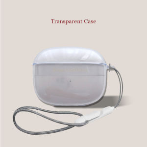 เคสโปร่งใสสำหรับหูฟัง Pi8 Bowers & Wilkinsหูฟังเอียบัดไร้สาย Pi6พร้อมสายคล้องมือกันกระแทกแบบบางนิ่มฝาครอบใสสำหรับ B & W Pi8/Pi6