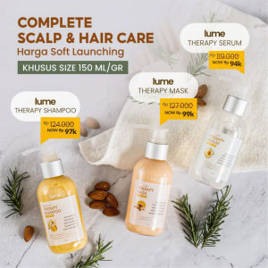 Lume Shampoo Conditioner Hair Serum Perawatan Rambut